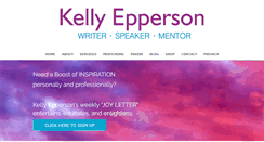 Desktop Screenshot of kellyepperson.com