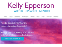 Tablet Screenshot of kellyepperson.com